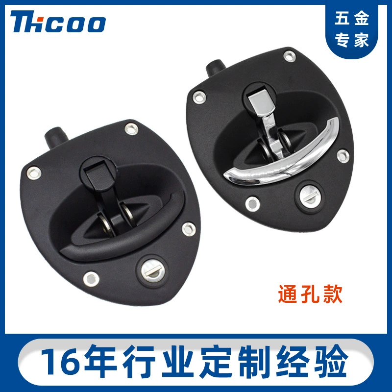 Sco RV модифицированный задний багажный замок для инструмента замок пластиковый сквозной дверной замок для лицевой панели T-образный замок A7897