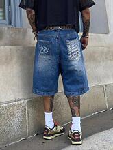K 49377 Retro wide-leg denim shorts ��������ţ�ж̿�