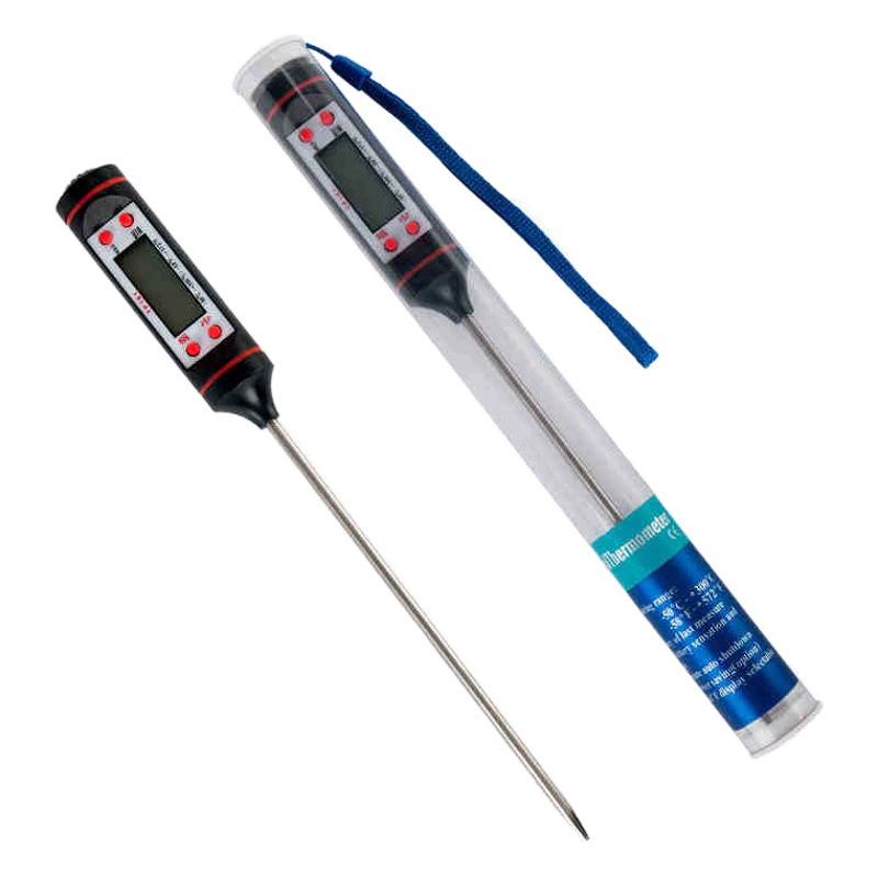 FTI0I пищевой термометр 101 встраиваемый хлеб твердые жидкости бытовая нержавеющая сталь зонд TP10 термометр