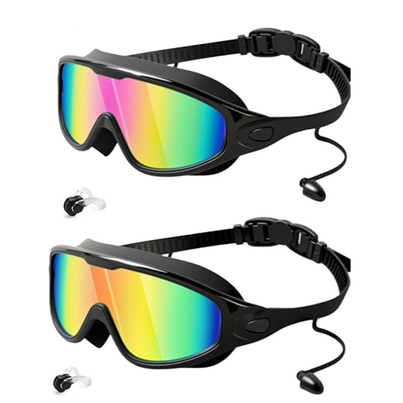 2000C - 블랙 파우더 코팅 + 블랙 레드 도금 (노즈 클립, 귀마개 + 수경 케이스 증정)