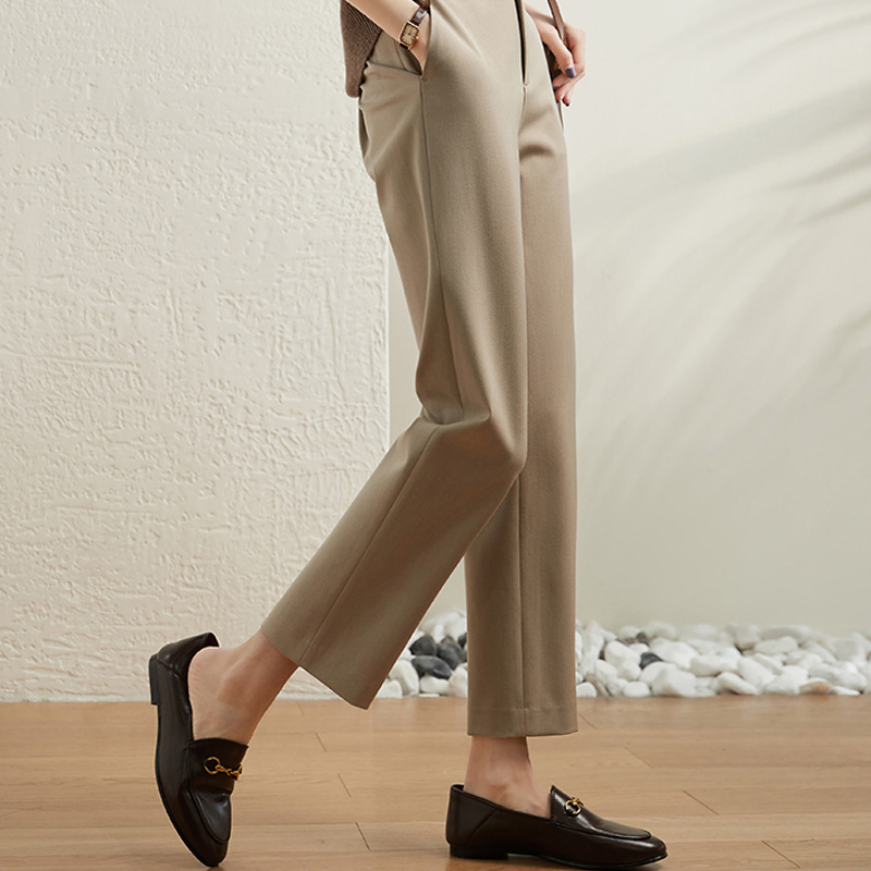 Spot nine points pipe pants children loose straight pants Spring and Autumn new suit pants slim casual pants