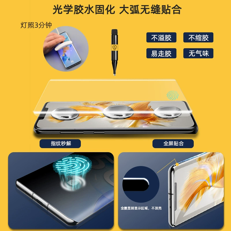 Изогнутая закалённая стеклянная защитная пленка (TOLIF) для Samsung S25/S24/S23 серии, HD UV, отпечаток пальца