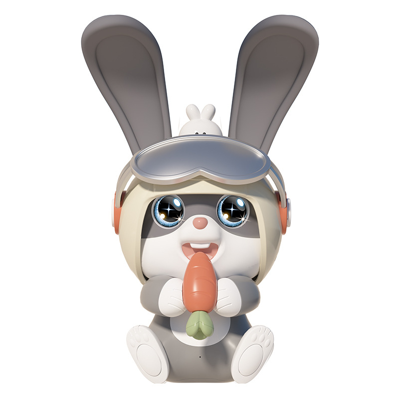 Inteligente conejo volador juguete eléctrico regalo del día de los niños música conejo inducción control de voz conejo muñeca de juguete image 7