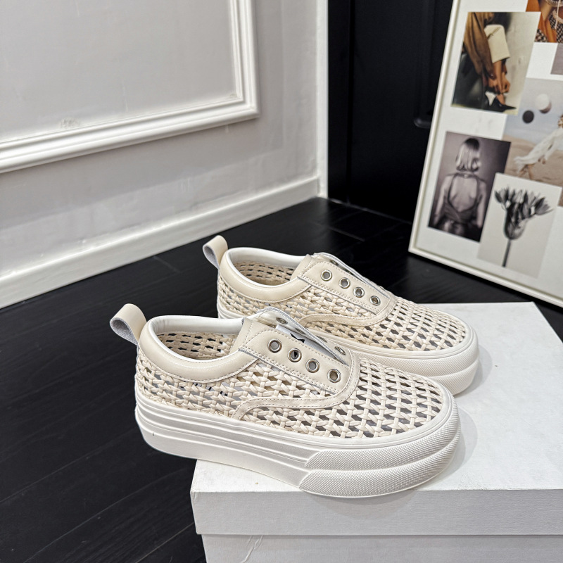 Woven fashionable breathable comfortable sneakers