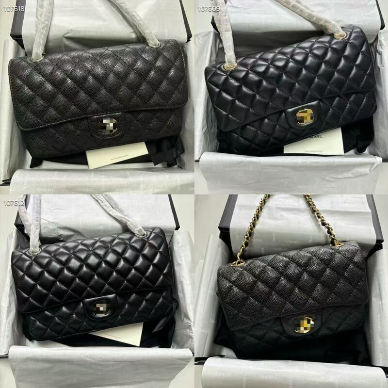 2026 new Chanel-style caviar-patterned top-grain leather diamond-pattern chain bag for women, featuring a flap closure, designed for shoulder or crossbody wear, and a small square shape 2026 new Chanel-style caviar-patterned top-grain leather diamond-pattern chain bag for women, featuring a flap closure, designed for shoulder or crossbody wear, and a small square shape