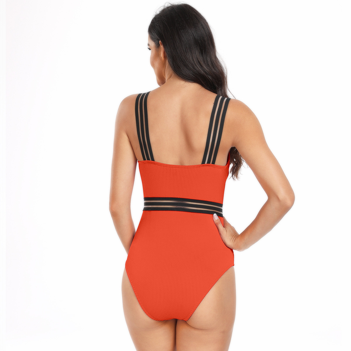 Women's Basic Modern Style Solid Color 1 Piece One Piece Swimwear display picture 24