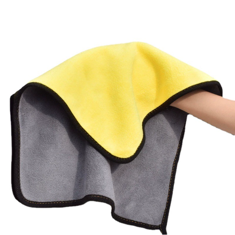 Полотенце для автомойки Микрофибра Коралловый флис Утолщенный впитывающий двухсторонний флис Полотенце для автомойки Чистое полотенце для автомойки