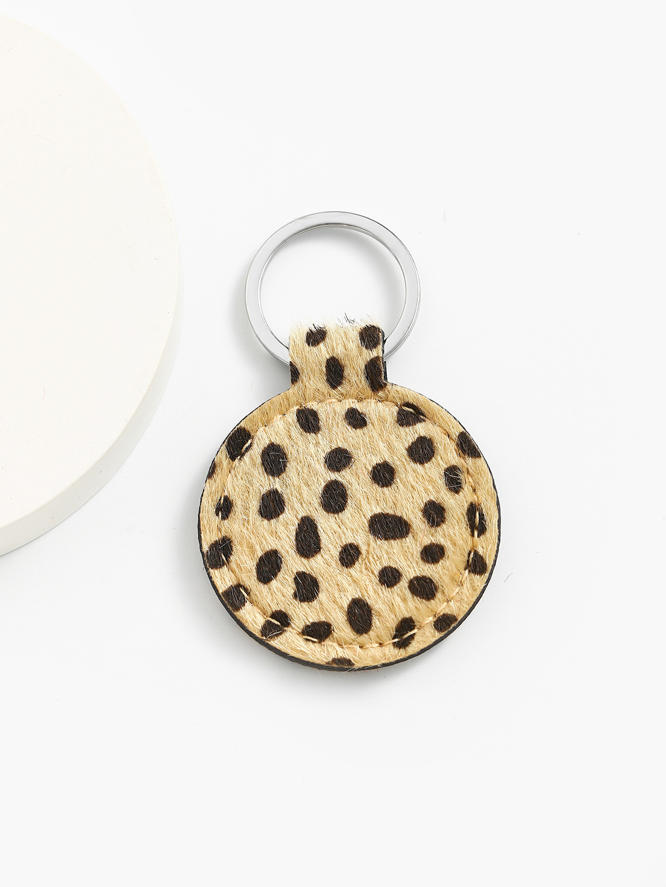 12g Weight Keychain Classification 1 Piece Quantity Daily Occasion PU Material Leopard Pattern Unisex Gender Casual Style Casual Leopard PU Unisex Keychain 15