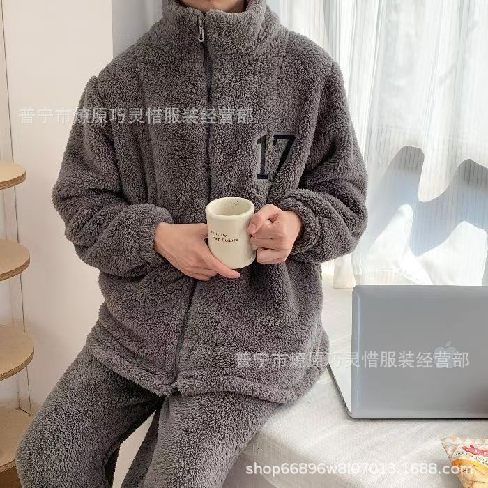 Winter coral velvet warm pijama