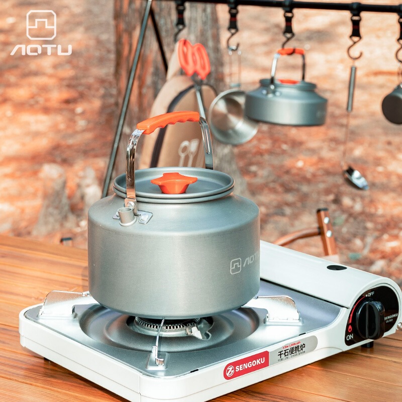 Outdoor 2L Kettle for Boiling Water, Portable Stove for Making Tea, Alcohol Stove for Camping, Small Tea Kettle for Outdoor Cooking, Coffee Pot Outdoor 2L Kettle for Boiling Water, Portable Stove for Making Tea, Alcohol Stove for Camping, Small Tea Kettle for Outdoor Cooking, Coffee Pot