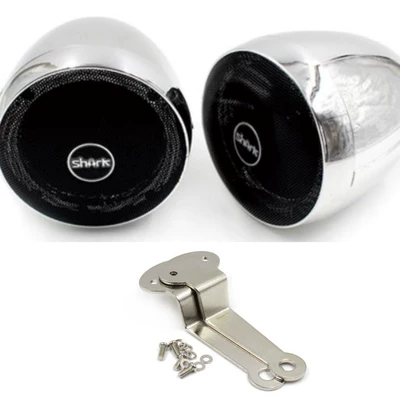 Motorcycle Helmet Headset, 3inch Full-Range Rearview Mirror