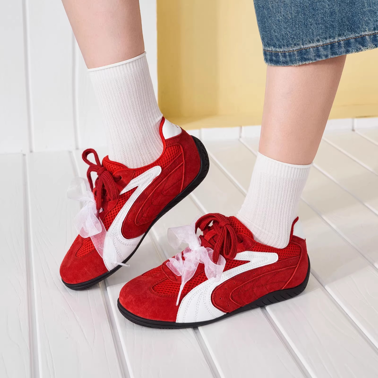 Marsiism 2025 verano nueva moda ins moda zapatos casuales malla transpirable zapatos deportivos planos