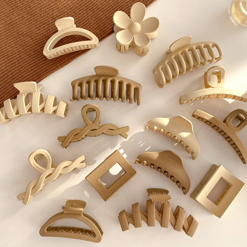 Gran clip de agarre de alto nivel femenino para salir al cabello de cabello de cabello de tiburón en la parte posterior del cabello de cabello de tiburón