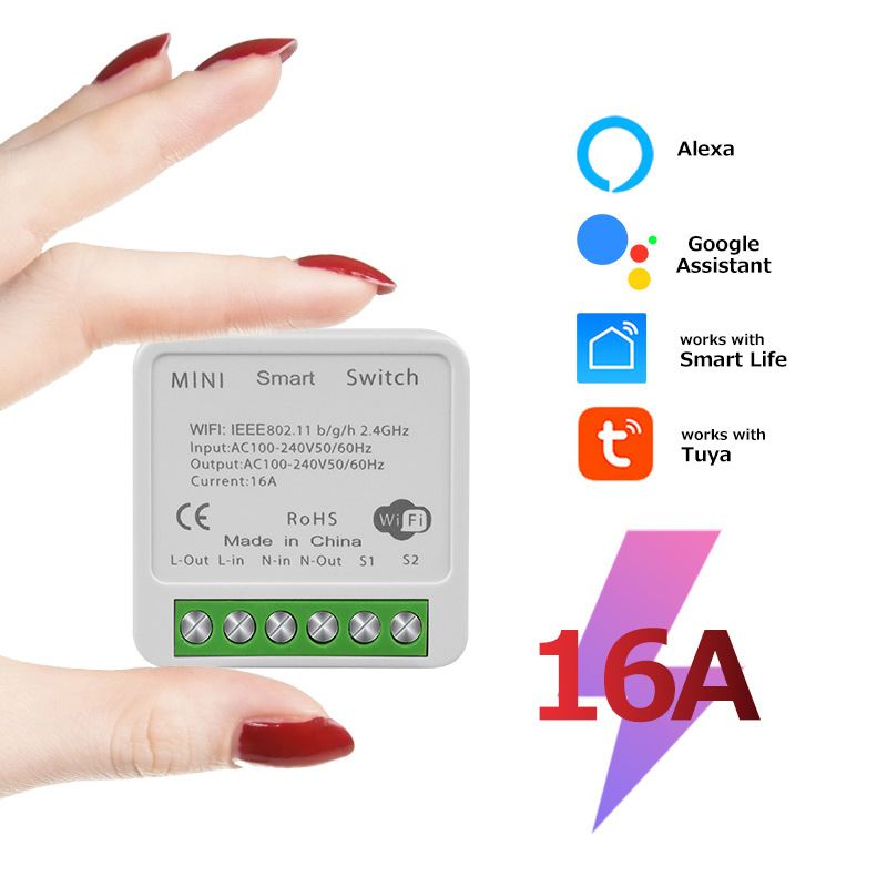 Tuya Tuya スイッチ WIFI スマート スイッチ アプリ音声ワイヤレス スイッチ隠しリモコン|undefined