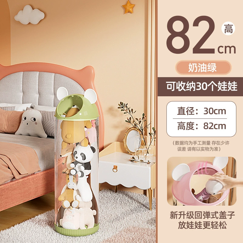 Doll, storage system, plush toy
