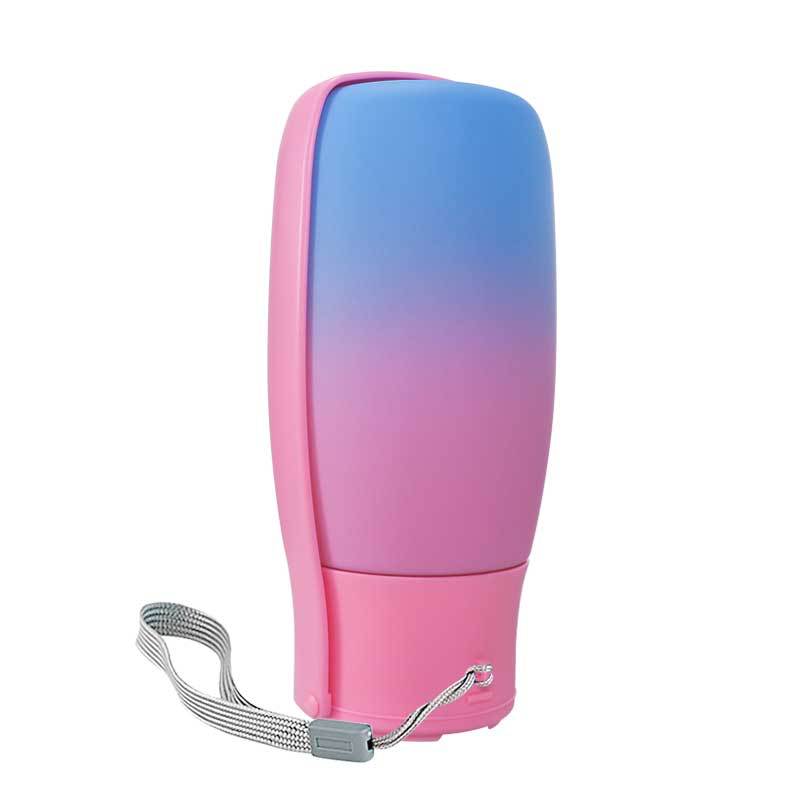 [Gradiente de color de la serie] taza de agua para mascotas hervidor portátil al aire libre mascota plegable filtro resistente a altas temperaturas PET taza de agua