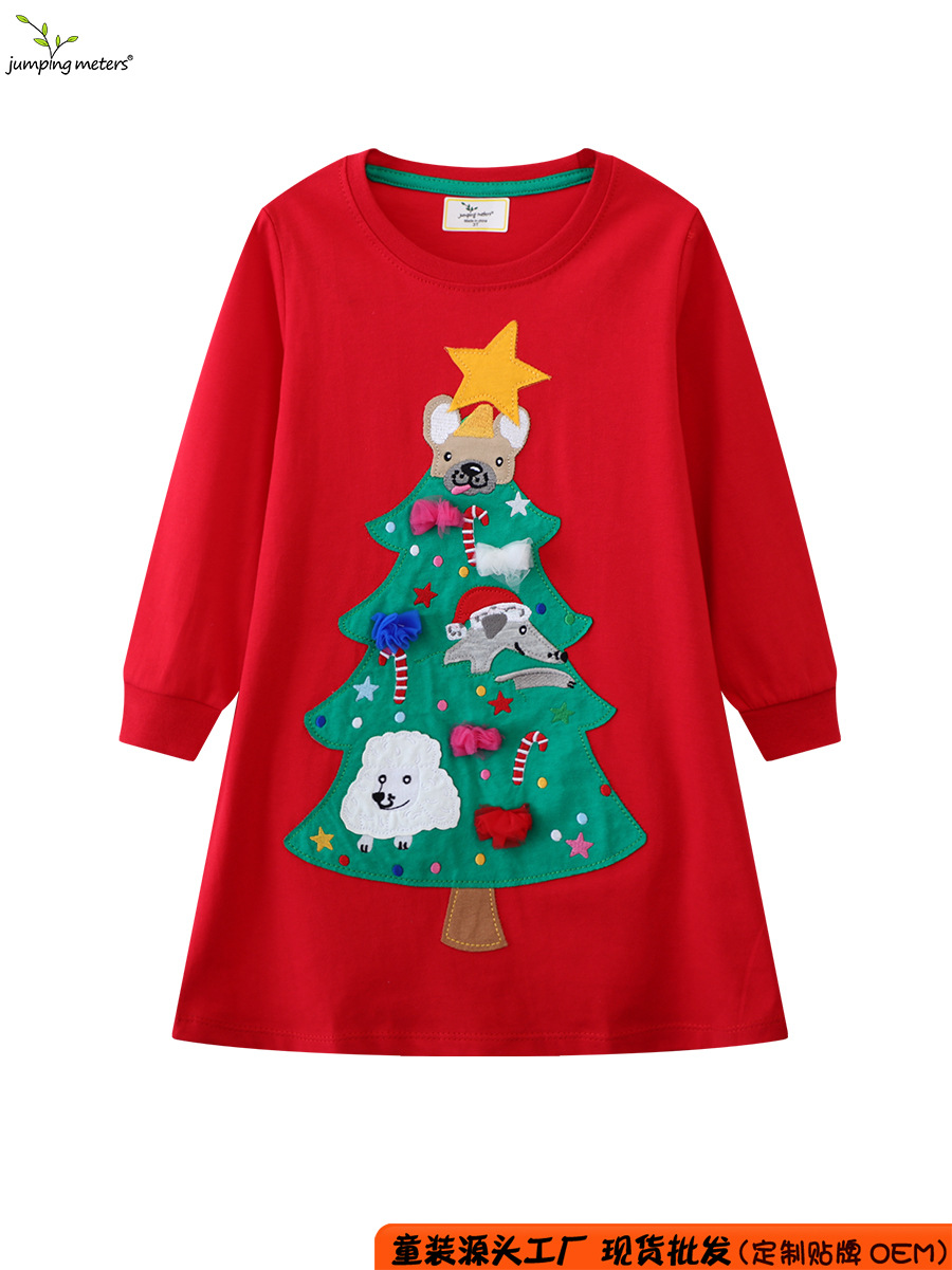 Autumn Christmas cartoon dress