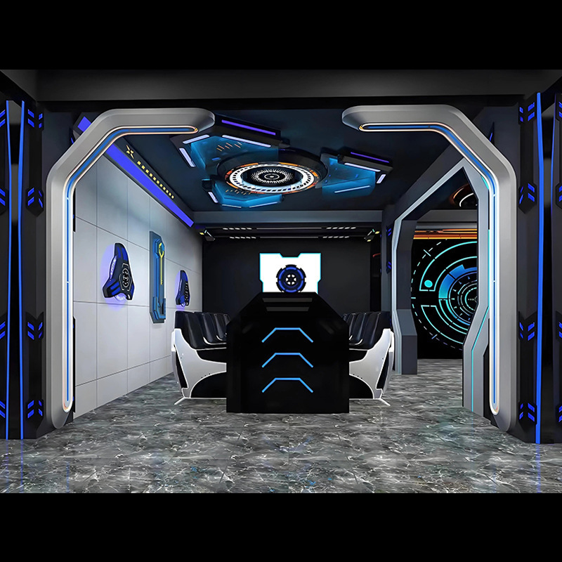 lámpara de módulo de videojuegos de ciudad de videojuegos de pared decoración de luces de internet café módulo de luces ktv pasillo de animación de ciudad de modelado de luces