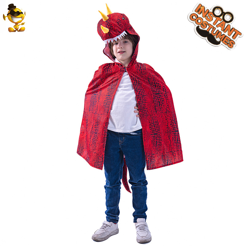 Halloween niños capa de dinosaurio vestido de fiesta espectáculo de escenario COS escenario transfronterizo distribución de comercio exterior al por mayor