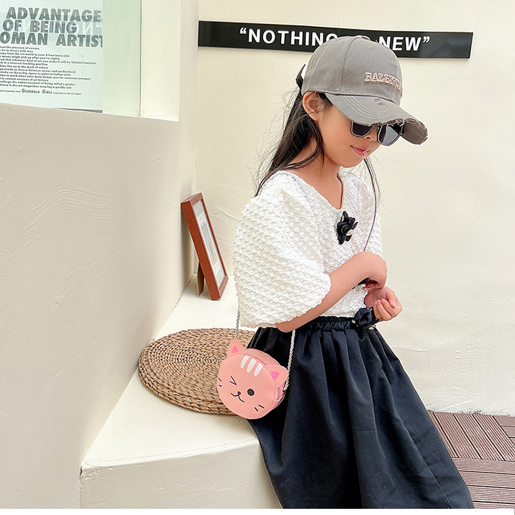The 2022 new style of little girl bags, fashionable small bags, coin purses, super beautiful Little girl cat bags, crossbody bags, cute and trendy undefined