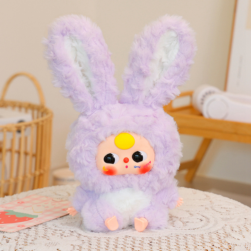 ウサギ 3 歳ラブブぬいぐるみかわいい漫画ぬいぐるみ女の子ギフトビニールおもちゃ卸売|undefined