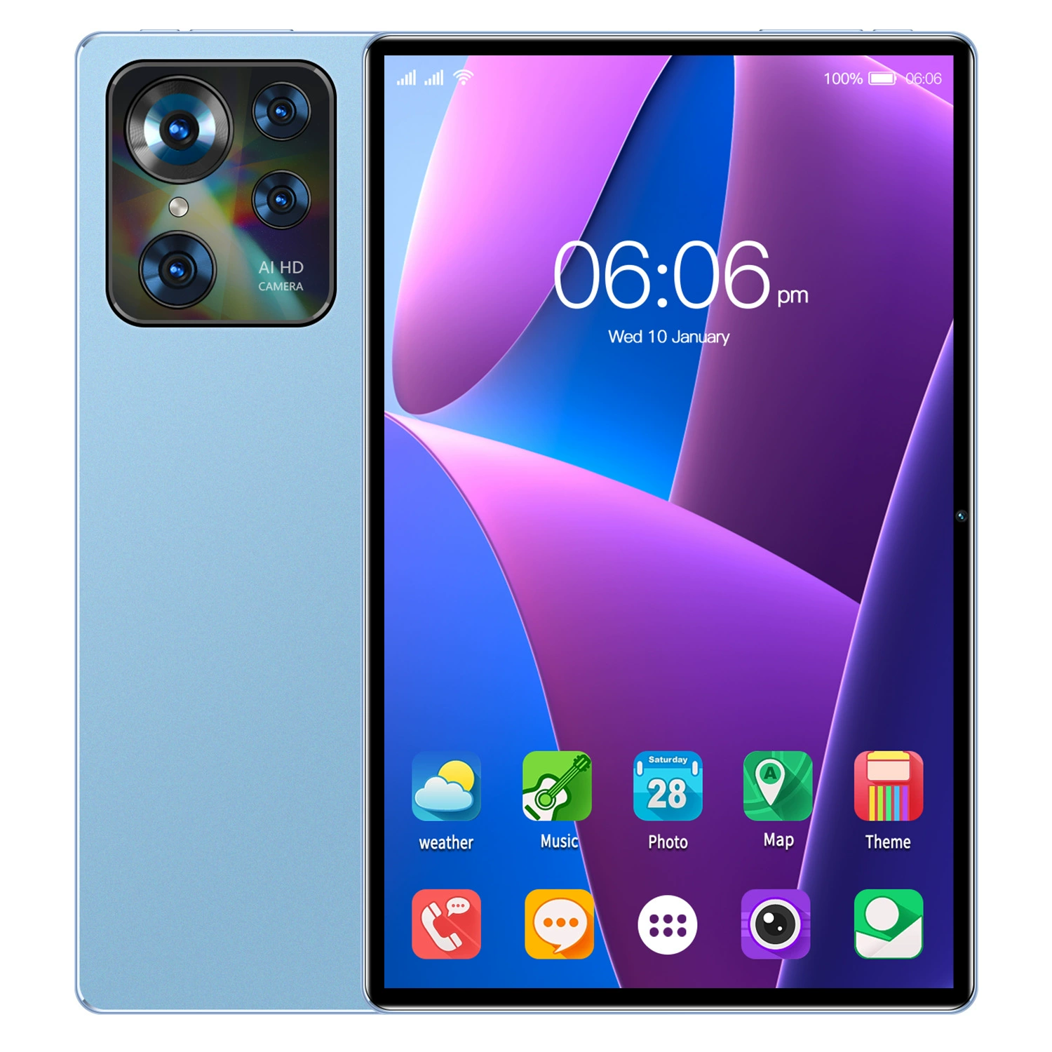 Планшет (Pad8Max) 10,1" Android 14, 16 ГБ+512 ГБ, 12000 мА·ч, 5G/Wi‑Fi/Bluetooth