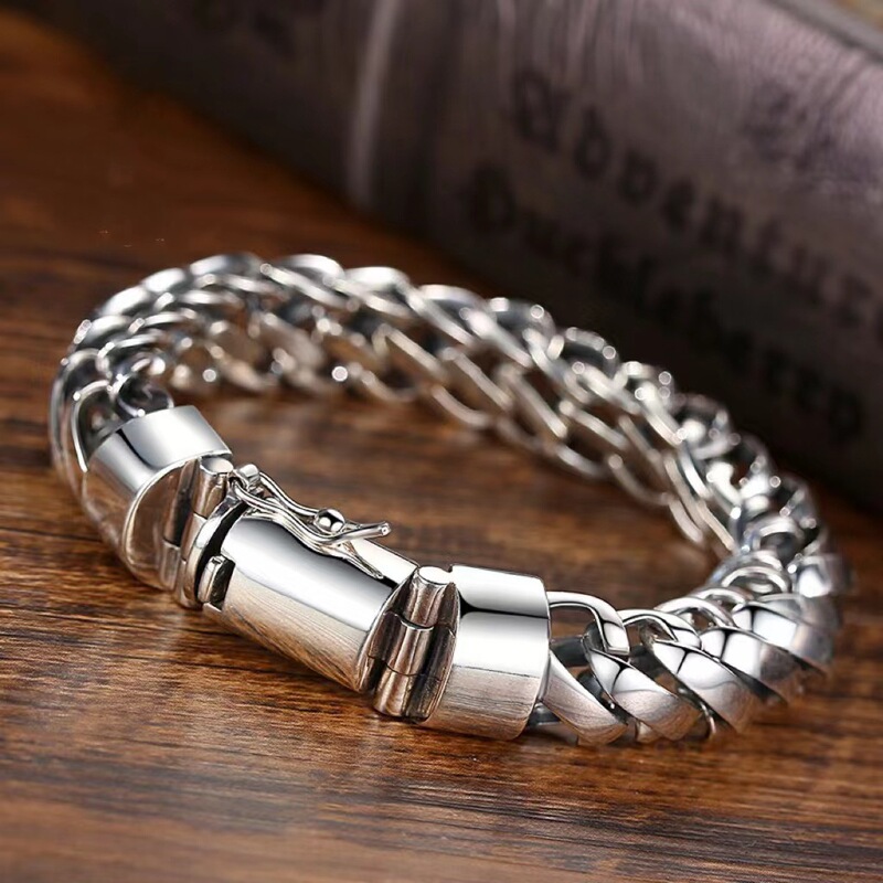 2025 New Fashion Bracelet for Men, Korean and Japanese Style, Unique Retro Men's Bold Trendy European and American Simple Style