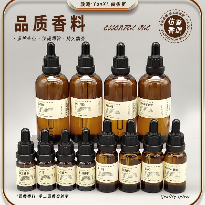 No Man's Land Rose, Road to Hades, and Darjeeling Tea Fragrance Essential Oils for DIY Perfume and Scented Candle Making