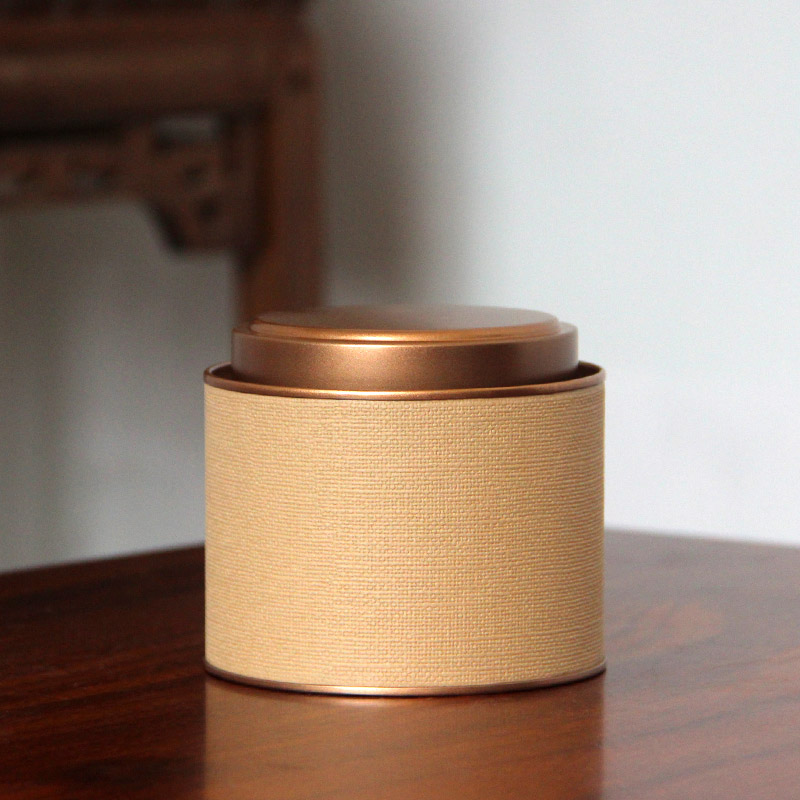 Latas de té creativas, latas de papel, 50g de muestra, caja de té en blanco, caja vacía