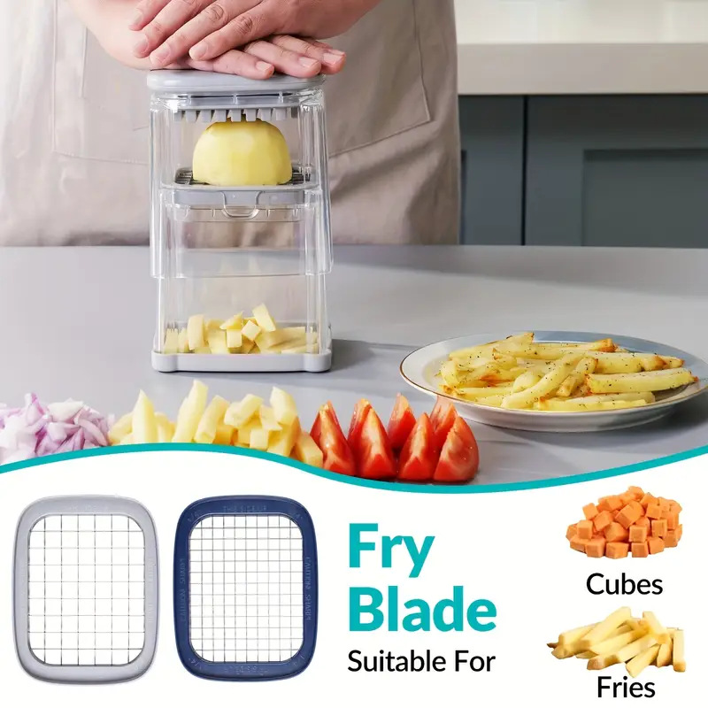 Cortador especial de papas fritas, cortador de rábano y pepino, cortador de verduras multifuncional para el hogar, cortador de tomate y manzana