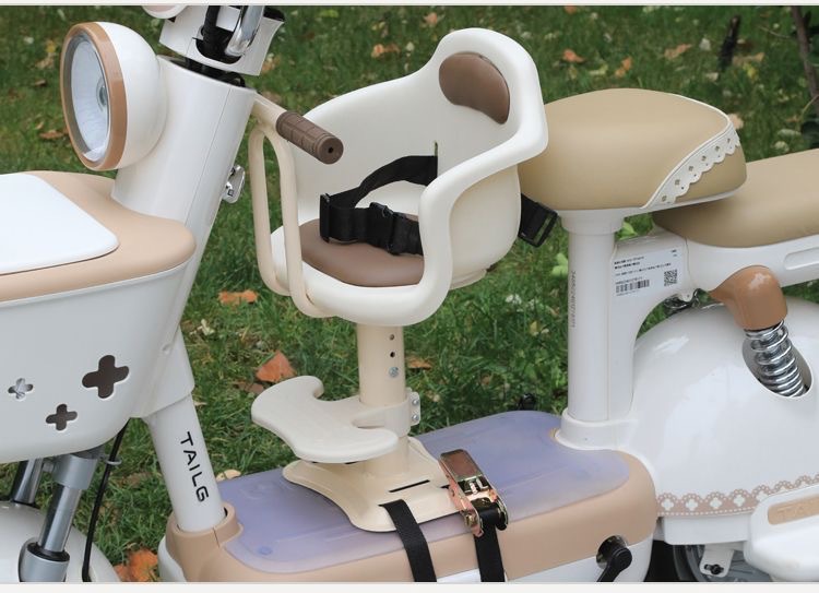 Electric Vehicle Child Seat, Front-Mounted Motorcycle Electric Bike Baby Safety Seat, Specially Designed for Children Aged 0-6 Years