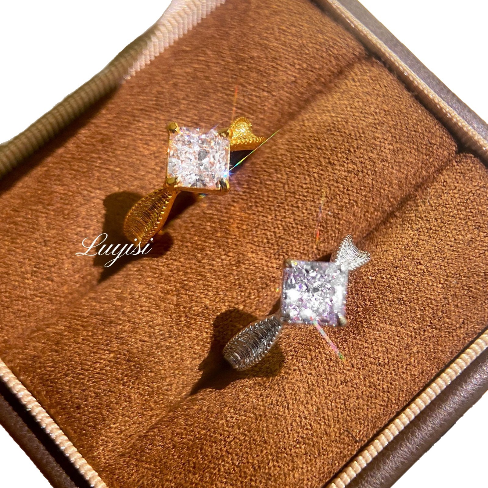 Funkelnder Designer Ring Für Damen, Elegant Und Bequem_voghion.com