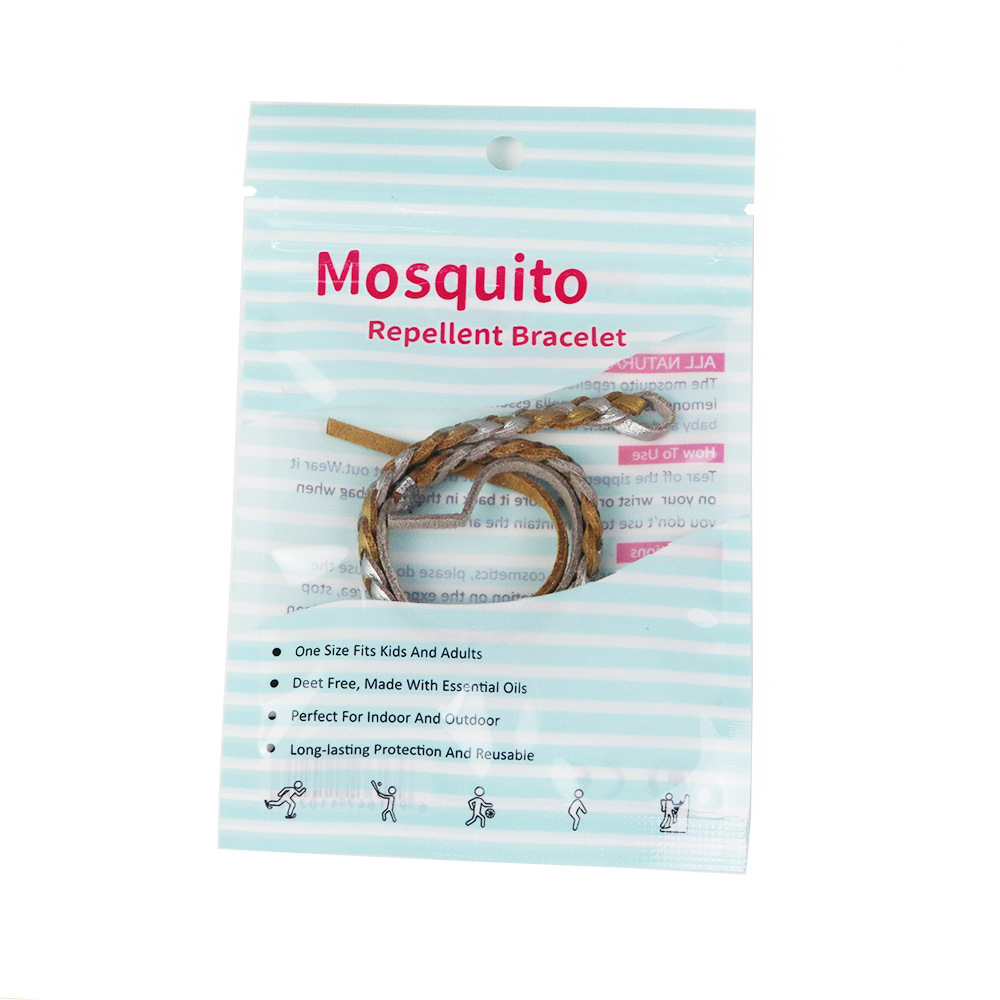 금색과 실버 가죽 팔찌 (컬러 백에 1 개)