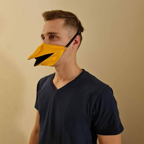  cross-border new beak-shaped cotton anti-particle warm and breathable mask duckbill shape