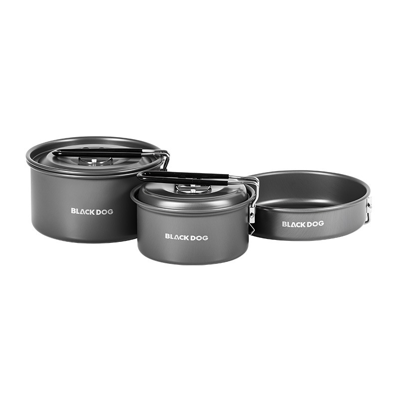 Blackdog アウトドア アルミ合金ポットセット キャンプ用品 ポットと機器のフルセット キャンプ調理器具 ポータブル|undefined