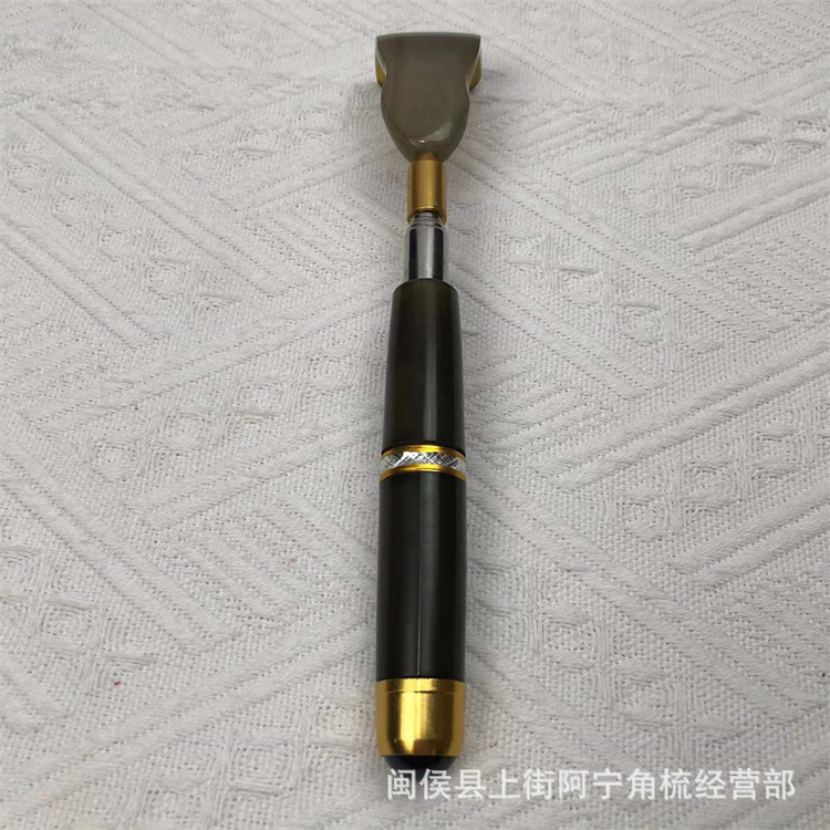 Horn Back Scratcher with Telescopic Handle Adjustable 20cm to 53cm Long Reach Itch Relief Tool key features
