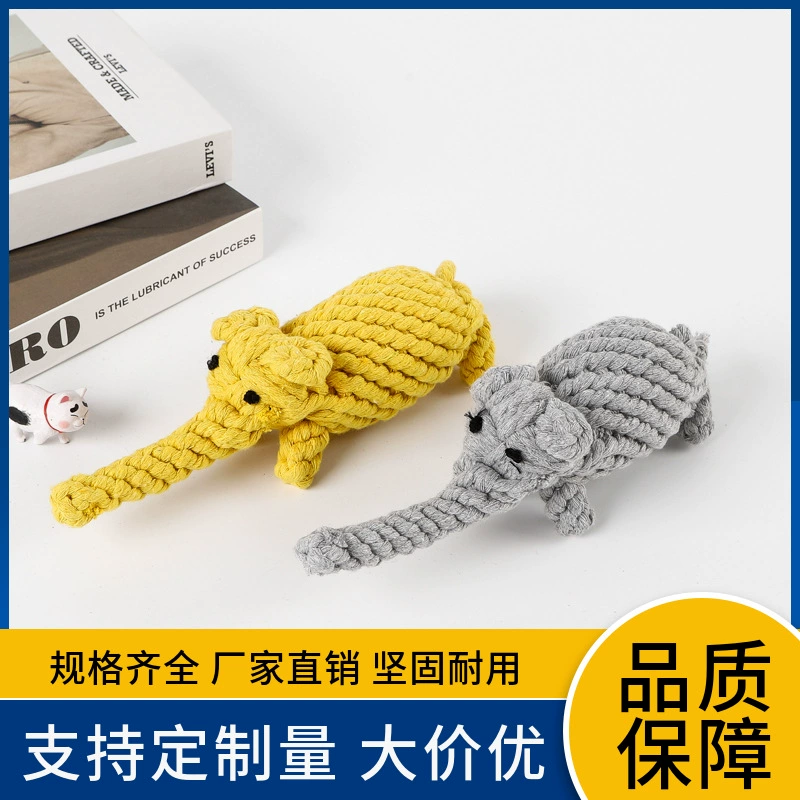 Фабрика сразу любимчика игрушки собаки веревочки узел игрушки слона формы шлифования зубов чистки игрушки собаки в наличии оптом
