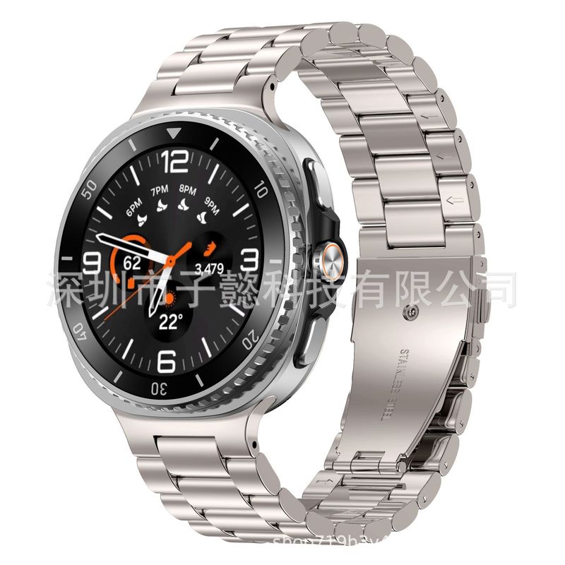 Samsung watch8 ストラップ Sanzhu スチールストラップ watch8 クラシックオールインワンステンレススチールメタルストラップに適しています。|undefined