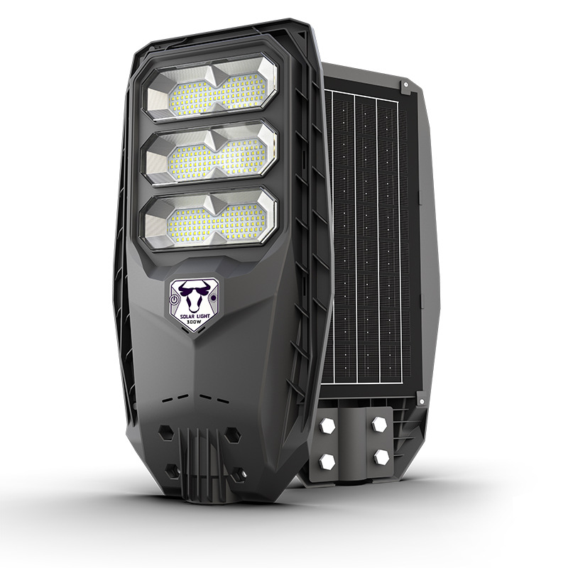 (2개) 태양 통합 가로등 야외 레이더 유도 높은 전력 슈퍼 밝은 LED 태양 정원 램프 벽 램프