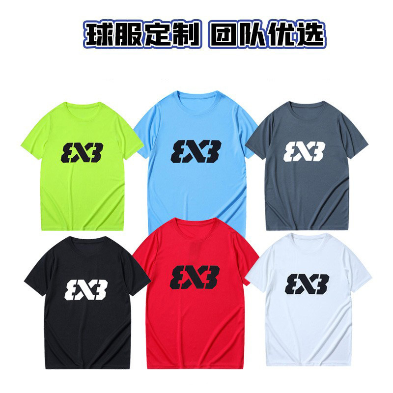 미국 슈팅 훈련 유니폼 맞춤형 스포츠 반팔 티셔츠 남자 3x3 농구 빠른 건조 의류 피트니스 ncaa 워밍업 저지