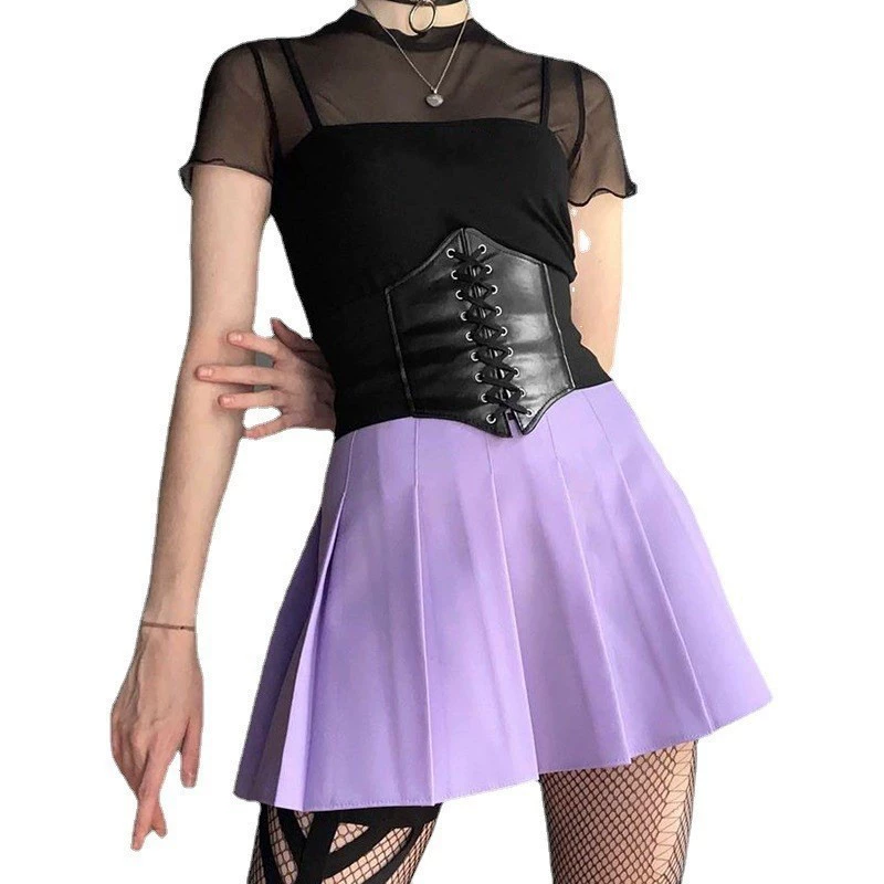Brace, fashionable summer waist belt, summer clothing, European style, french style