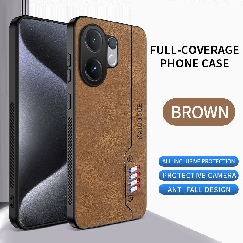 适用vivoV60手机壳彩带肤感皮纹软壳Y400国外版防摔保护套纳帕纹|undefined