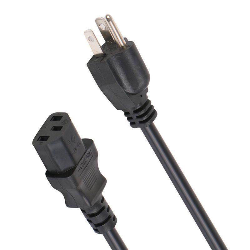 1.8米美标品字尾 3*0.824m㎡电源线品字尾 电源线三芯电源线美标