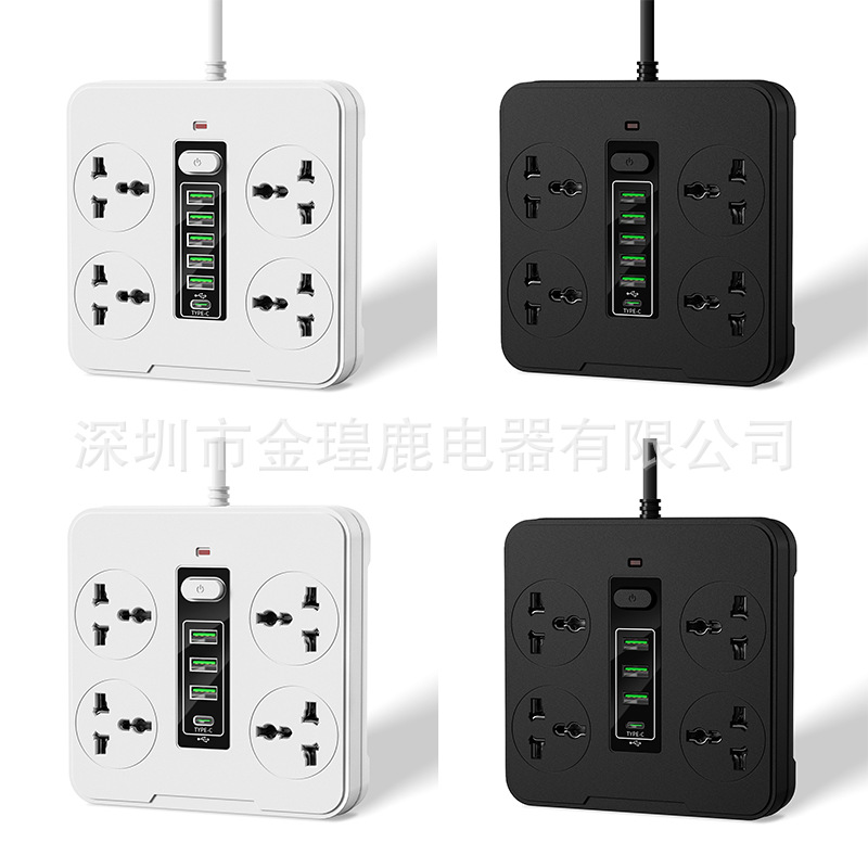 墨西哥插座USB越南印尼马来西亚电源插排PD口泰国加纳迪拜接线板