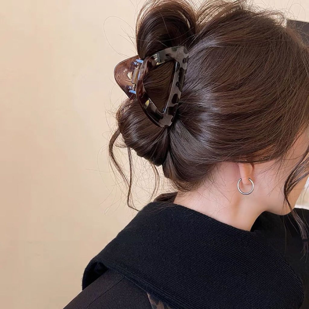 2025 nuevo clip de agarre de amor para mujer, gran volumen de cabello, horquilla, horquilla de tiburón de alta calidad, horquilla de tiburón, accesorios de principios de primavera