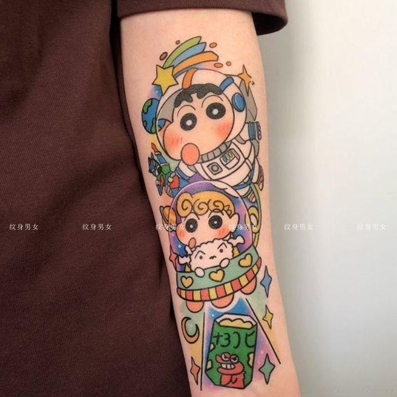 Oldschool Spliced Flower Arm Tattoo Stickers Waterproof for Men and Women Long-Lasting Artificial Ins Style Cute European and American Style Cool Oldschool Spliced Flower Arm Tattoo Stickers Waterproof for Men and Women Long-Lasting Artificial Ins Style Cute European and American Style Cool