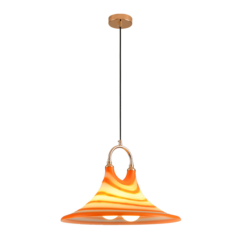 Landelier de comedor medieval retro pintado bocina atmósfera sala de estar mesa de comedor bar pasillo dormitorio pequeño candelier cabezal de cama