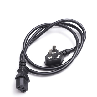 國標電源線1.8米3*1平三芯三插品字尾純銅家電電腦電飯鍋插頭線