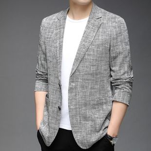 Spring and Summer National Trendy Korean Sunscreen Suit Men's Thin Single Western Men's Suit Oversized Jacket