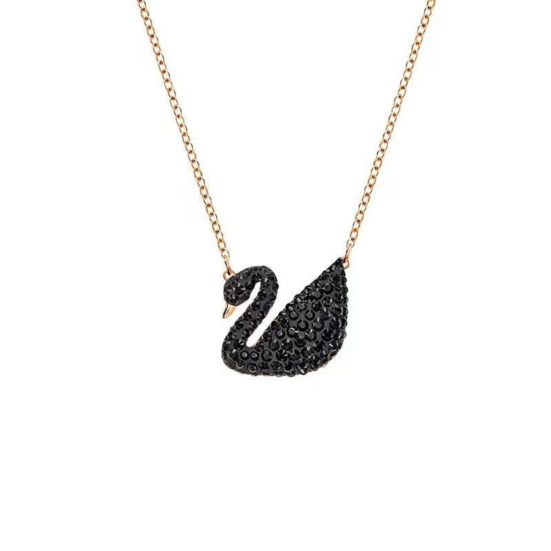 Swarovski, лебедь, ожерелье, подвижный кристаллический подвес, цепочка для ключей сумки, оптовый